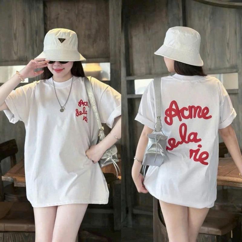 Áo Phông In Nổi AC.ME Form Rộng Chất Cotton 2Chiều Unisex 2