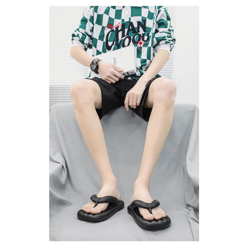 Product Introduction of Men Wear 2024 Hot Super Soft Thick Sole Anti-slip Anti-odor Lightweight Outdoor Home Clip-on Slippers 34