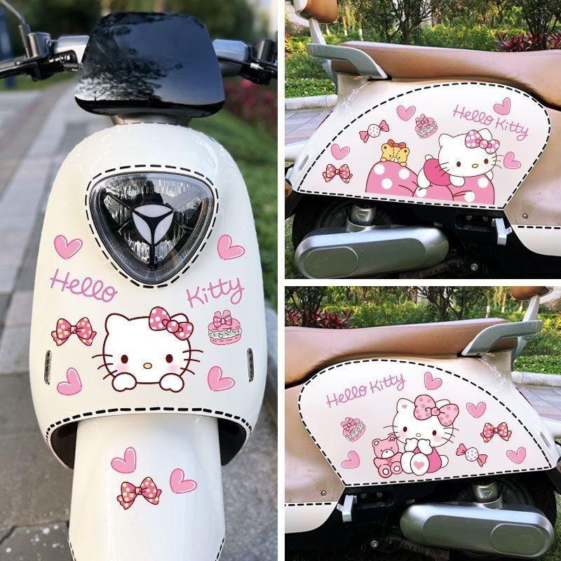  Hình Dán Xe Điện Ô Tô Thiết Kế Hello Kitty Hình Dán Thân Xe Hoạt Hình Và Dễ Thương Hình Dán Trang Trí Có Thể Dùng Làm Ổ Kê Xước. 