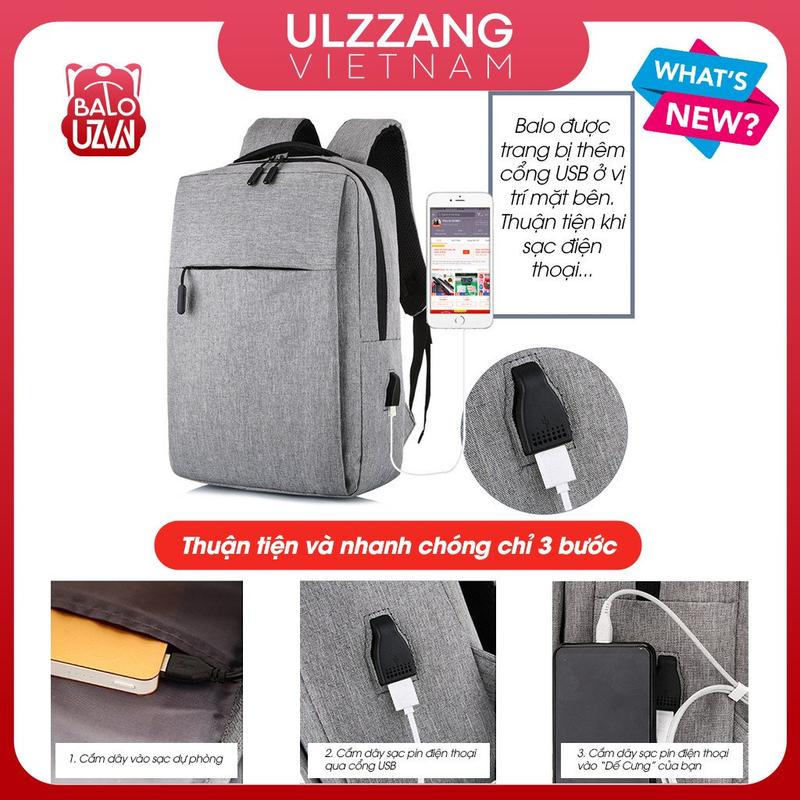 Balo laptop 15 6 inch chống sốc có cổng usb_ULZ1
