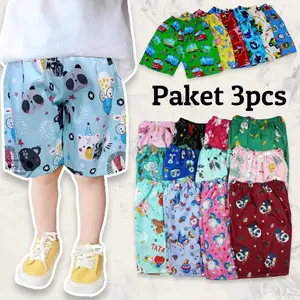 Promo 3pcs Celana Pendek Karakter Anak Cewek Dan Cowok/Boxer Anak Lucu/Kolor Anak/Celpen Harian Anak