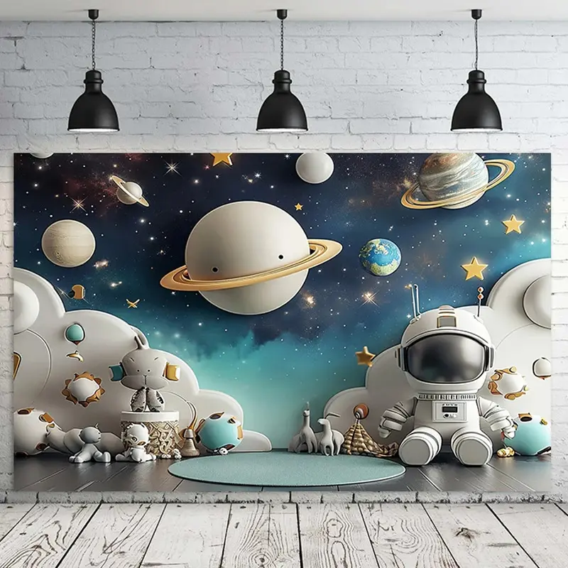 Kain Latar Belakang, Reka Bentuk Angkasawan dan Planet Luar Angkasa ...