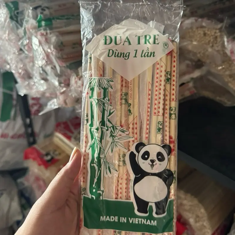 ￼Đũa Tre Dùng 1 Lần, Đũa Gấu, Đũa dùng mang đi. Đũa dùng quán ăn vặt giá rẻ 0
