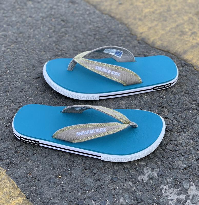 Dép Sneaker Buzz Xanh Quai Xám Chính Hãng 2