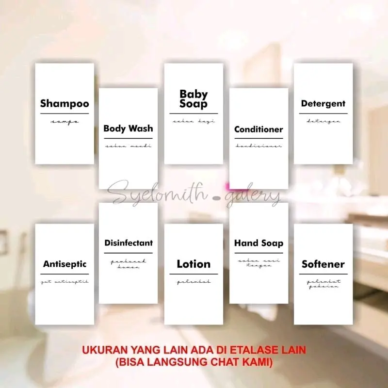 Jerigen Handle 1 liter + Sticker Label | Juringen Laundry isi ulang detergent softerner 1
