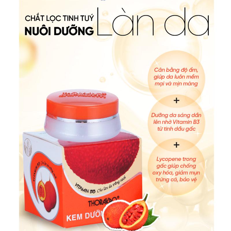 Kem Dưỡng Da Gấc Thorakao Chính hãng Dưỡng Da Ngăn Ngừa Lão Hóa Giúp Da Khỏe…