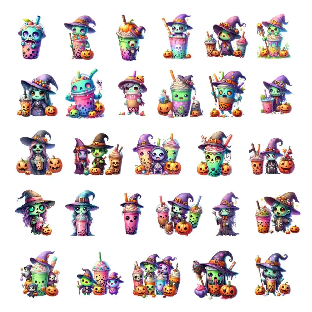 Pumpkin Pattern Diamond Arts Colorful Painting Sticker, 28pcs/set DIY Diamond Arts Colorful Painting Sticker, DIY Decorative Art Picture for Beginner