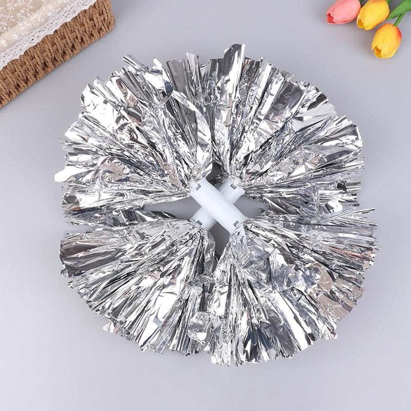 Product Introduction of Handle Style Cheerleader Pom Poms Metallic Streamer Sport Match Vocal Dance Party Concert Decorator Props Club Supply 29