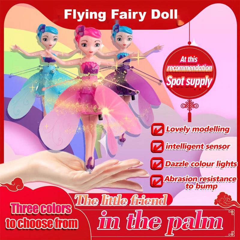 【COD】Flying Fairy Dolls Induction Infrared Aircraft Toy Kid' - TikTok ...