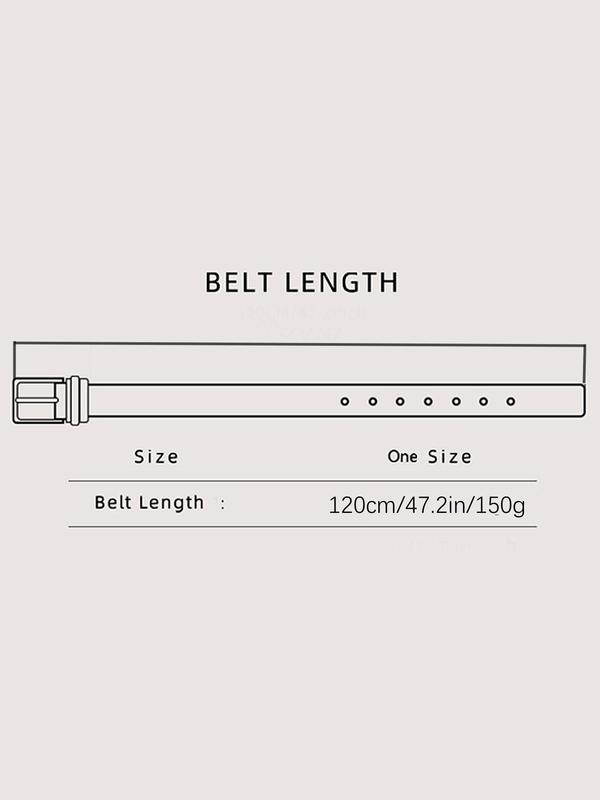 Men's Vintage Fashion All-match Belt, Casual Business Belt for Jeans Trousers, Daily Clothing Decoration, Trendy Exquisite Belt for Birthday Gift 1