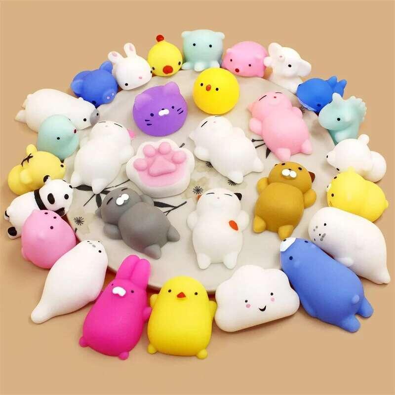 Product Introduction of 50-5PCS Mochi Squishies Kawaii Anima Squishy Kids Antistress Ball Squeeze Party Favors Stress Relief Toys For Birthday 8