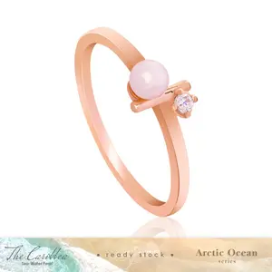 Cincin Mutiara Emas The Caribbea - Maury Skyline Pearl