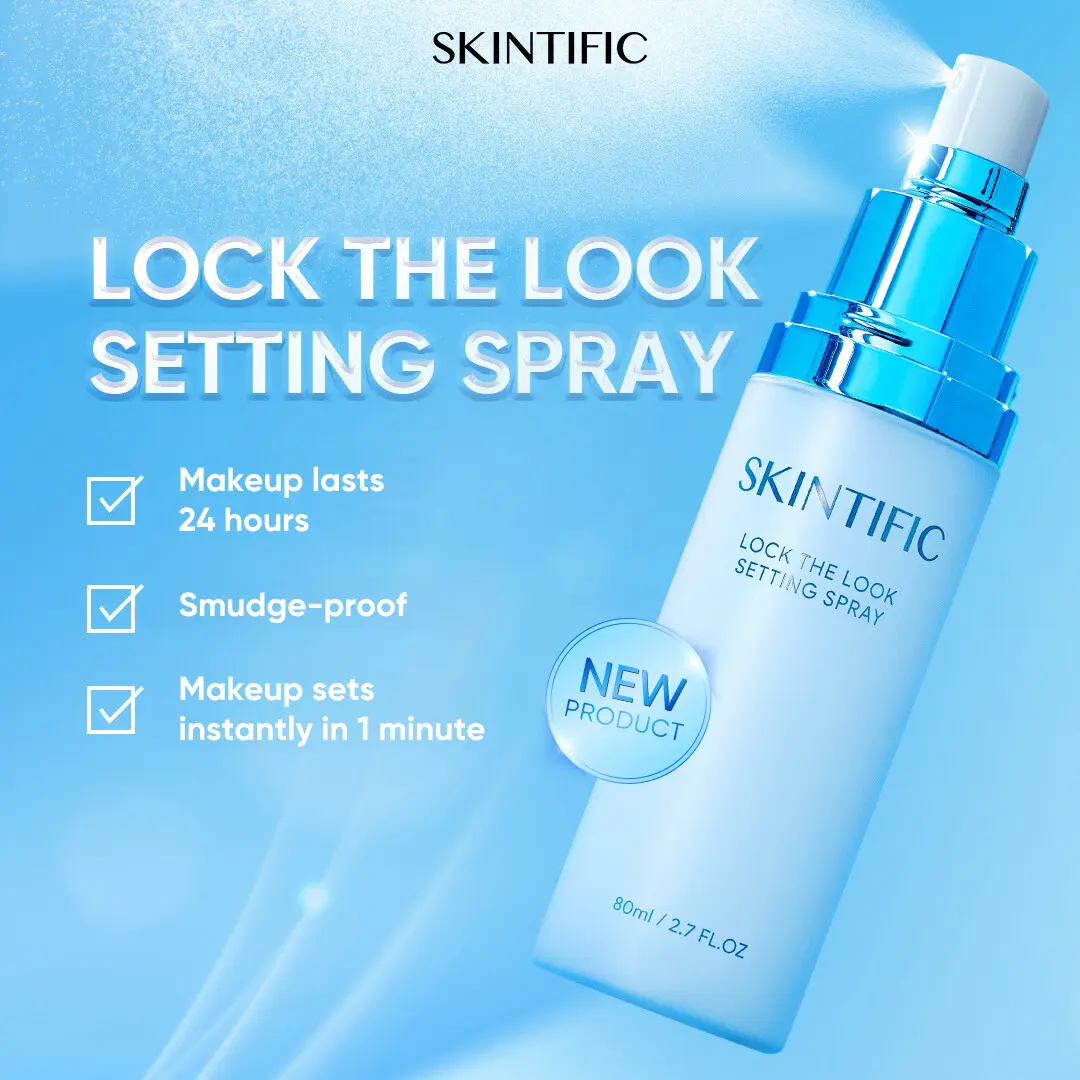 SKINTIFIC Makeup Setting Spray 16-hours lasting Matte finish |Hydrating | Oil control | water proof | sweat proof for oil skin Stay Lock Mist 80ml