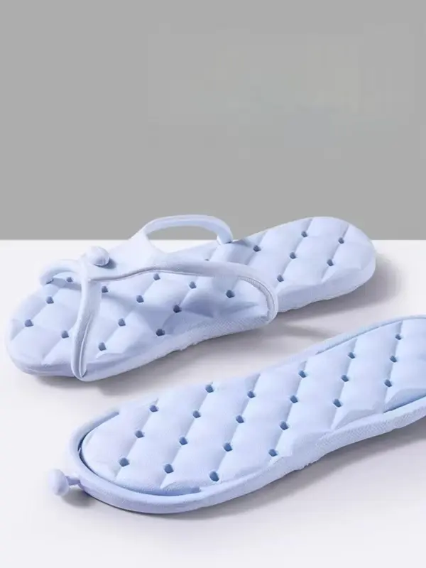 Portable Foldable Slippers, Lightweight Non-slip Slippers for Travel, Comfortable Soft Slippers for Indoor & Outdoor Wear 3