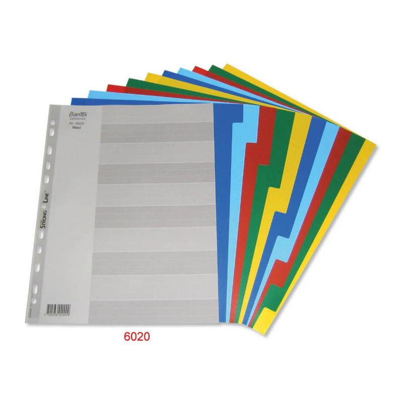 BANTEX PP-colour divider A4 maxi dividers 1-12 Pages (LETTER - TikTok ...