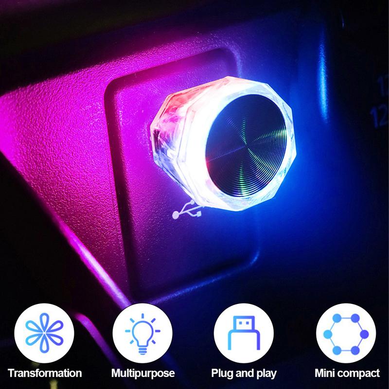 Product Introduction of Đèn LED Tạo Không Khí cho ô tô, chạy bằng USB, đèn trang trí cho môi trường nội thất ô tô, máy tính PC tự động, đèn Cầm Tay bật cắm, ánh sáng xung quanh, # 437618 31