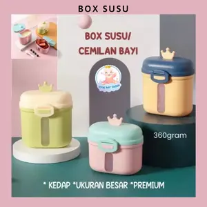 Box Kotak Penyimpanan Susu Mahkota Dengan Indikator 360gram