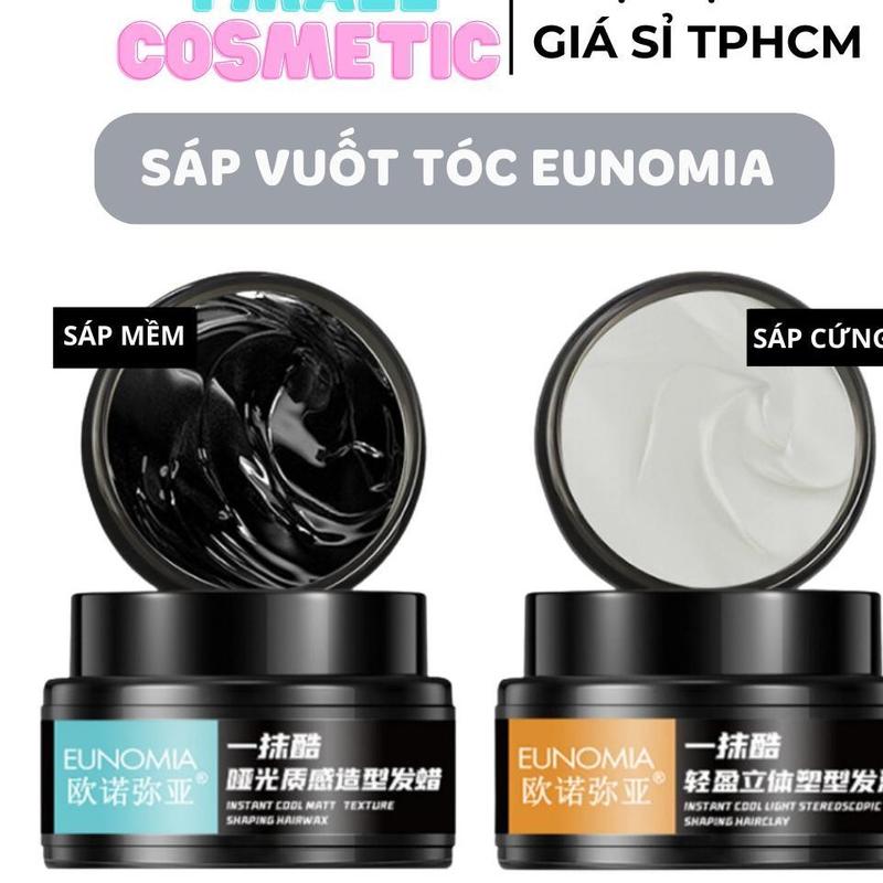 Sáp vuốt tóc nam giữ nếp EUNOMIA 100g keo vuốt tóc nam gel tạo kiểu undercut side part hương thơm dễ chịu sap vuottoc