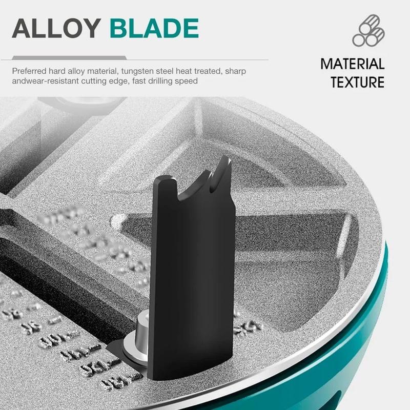 Product Introduction of New Adjustable Round Hole Saw Tool High-carbon Steel Durable Hole Opener Wood Drilling Multifunctional Cutting Tools 10