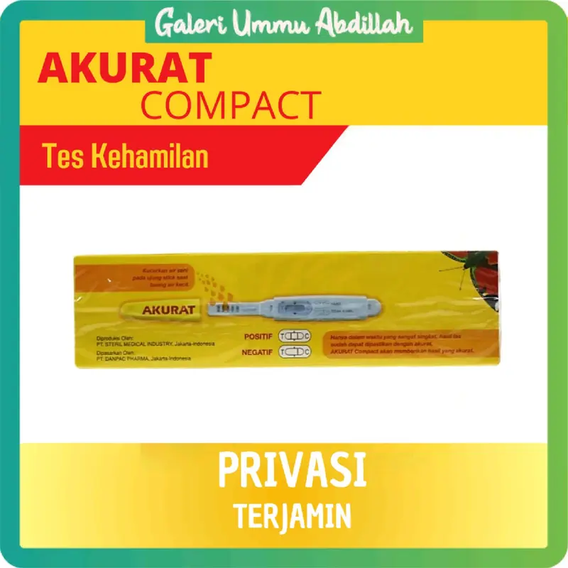 Akurat Compact Alat Tes Kehamilan Compact Akurat Tespek Privasi Terjamin 1