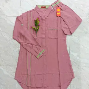 Tunik Almiya Polo linen Super Adem Nyaman