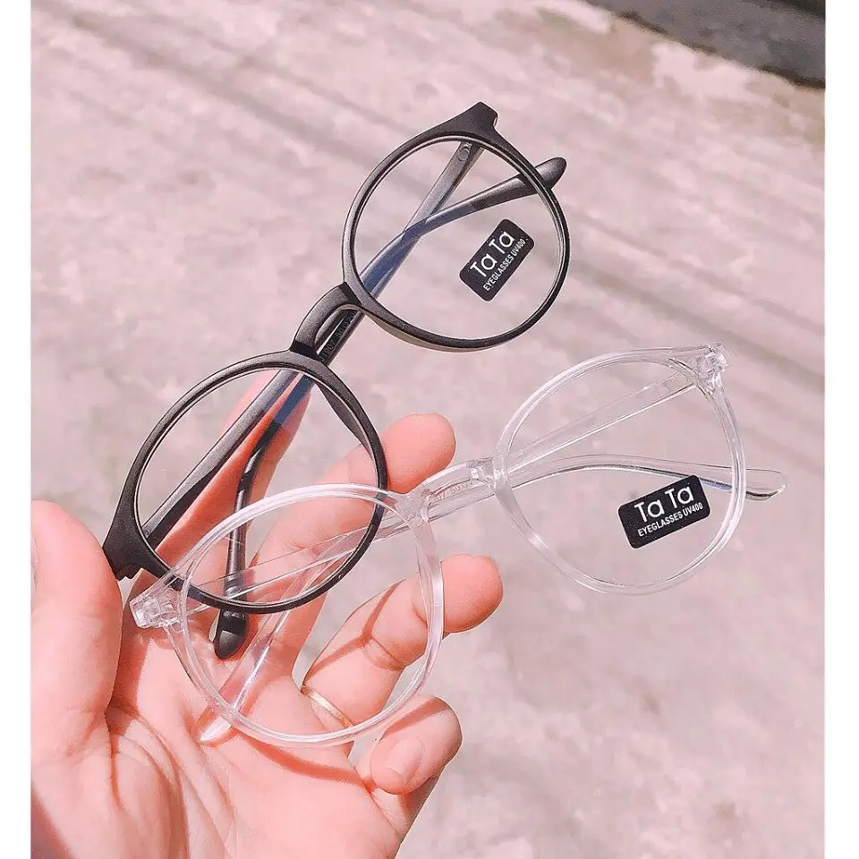kính giả cận nam nữ form tròn xinh