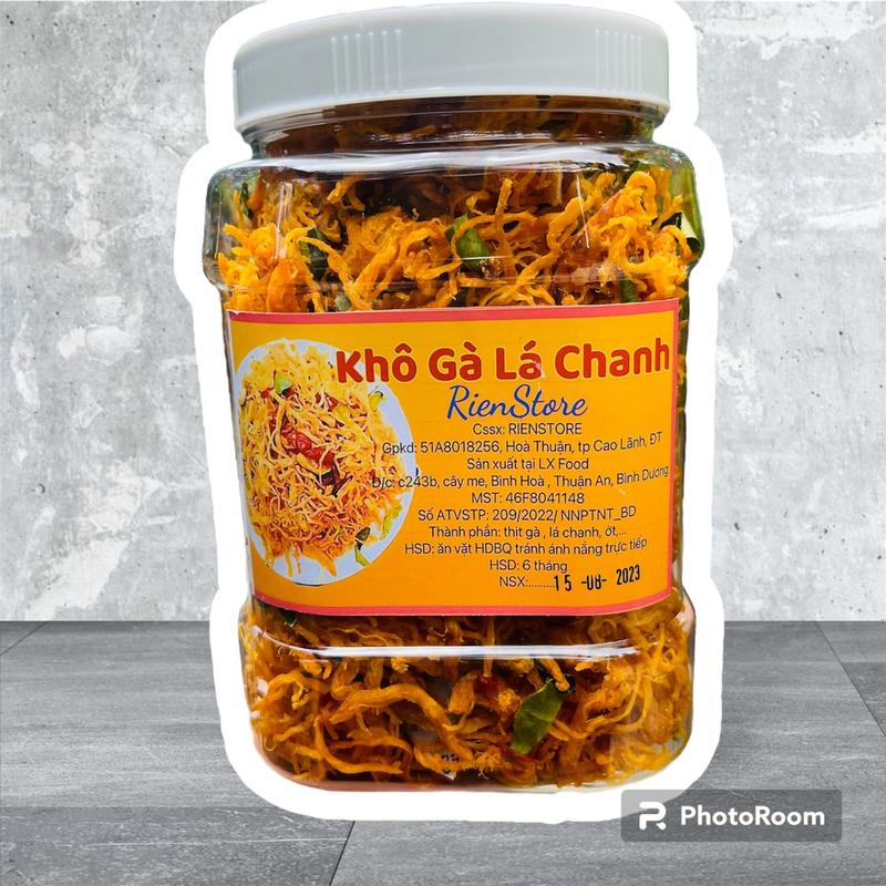 khô gà lá chanh - Ăn Vặt Food Cay