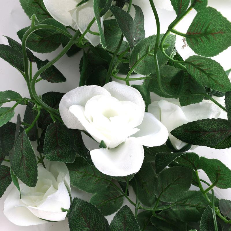 Product Introduction of Artificial Hanging Flowers Fake Rose Vine Hanging Plants Faux Flowers for Wall Bedroom Wedding Garden Indoor Outdoor Decoration 10