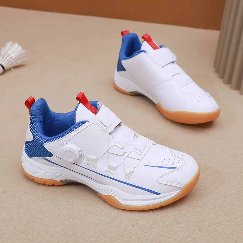Badminton Shoes Breathable Unisex Table Tennis Volleyball Sports Shoes Rubber Sole Non-slip Wear-resistant Tennis Training Shoes