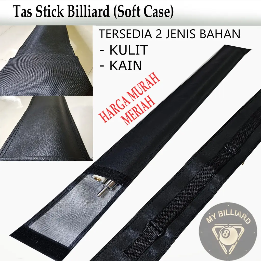 Soft Cue Case  Tas stick Billiard Sarung Stick  Stik Billiar Murah
