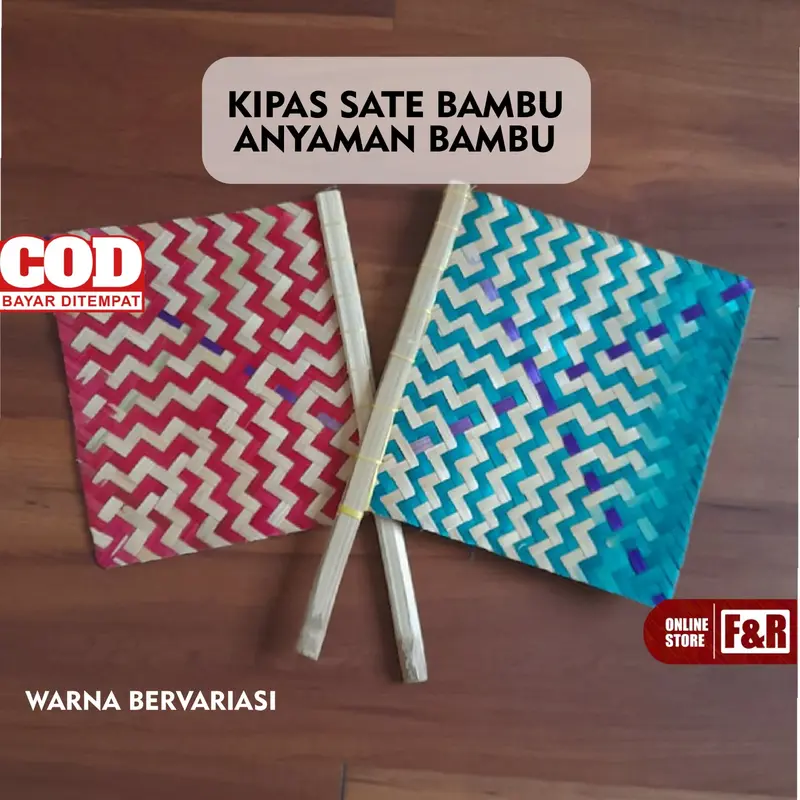 Kipas Sate Kipas Anyam Langsung Dari Pengrajin Kipas Tangan Bambu 0
