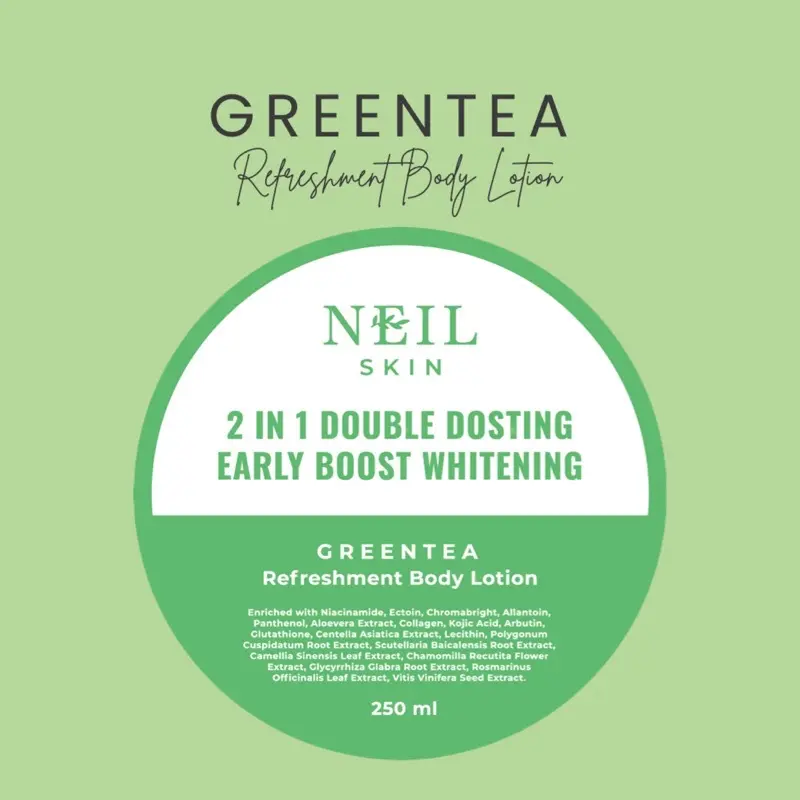 NEIL SKIN - 2 IN 1 DOUBLE DOSTING WHITENING BOOSTER 250ML / LOTION SIANG DOSTING UV FILTER 7