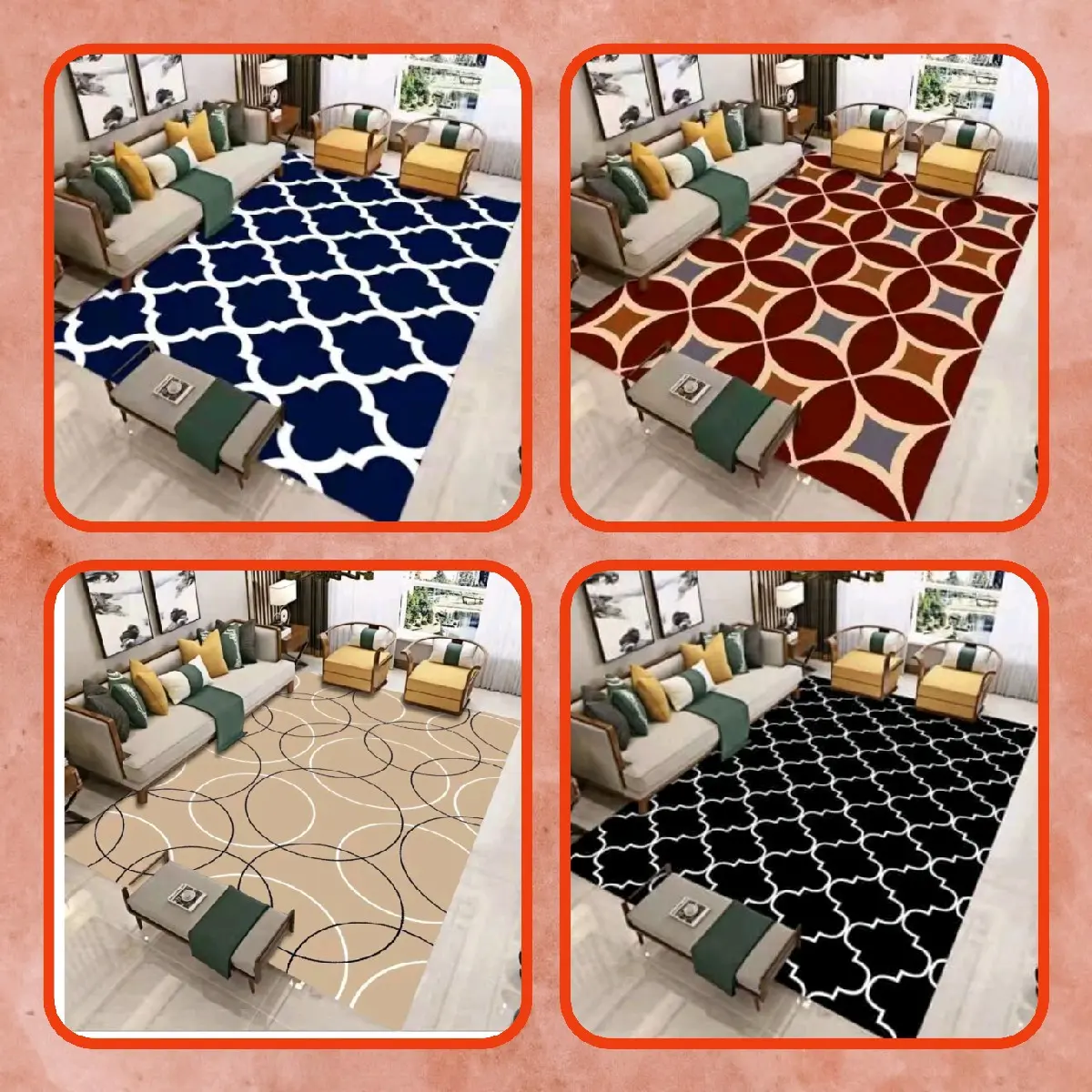 Karpet Tetami Jepun/ Karpet Tebal/ TETAMI SPUN Karpet Mats Soft Textiles/Bambu/ Comfort Rug gebu carpet tatami