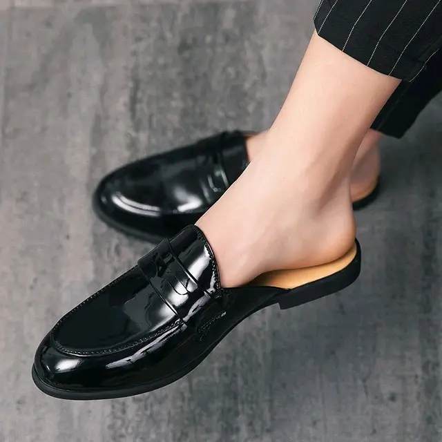 sepatu sandal pria bustong keren pengantin nikahan kantoran 0