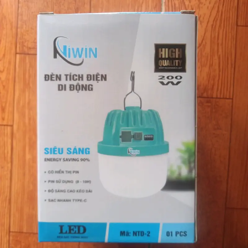 Đèn tích điện di động tiết kiệm điện năng 0