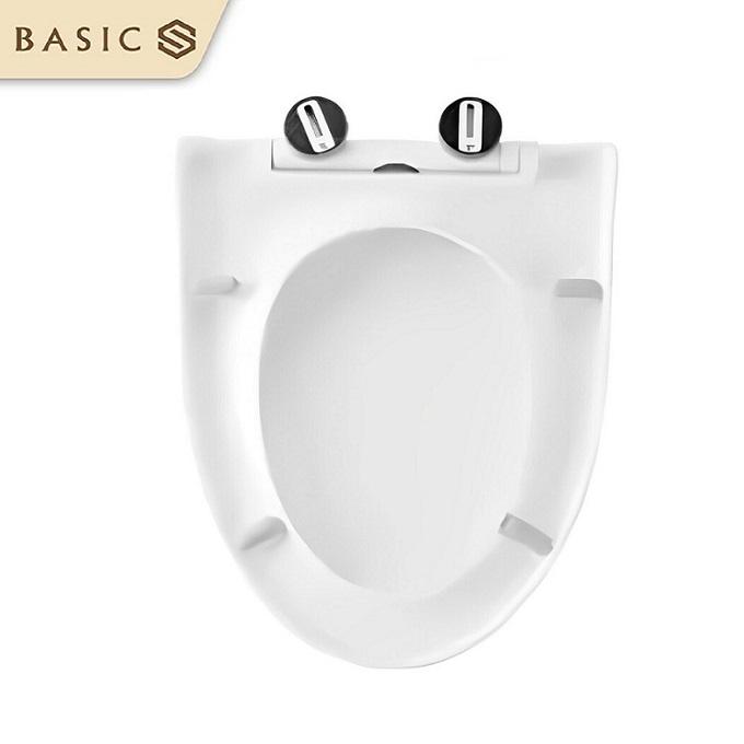 Nắp và bệ ngồi đóng êm Basic BSA-124S phù hợp với mọi loại bồn cầu 3