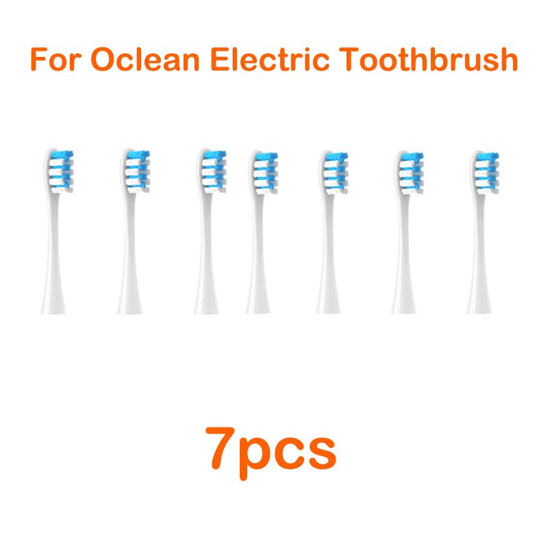 Product Introduction of Sonic Toothbrush Vacuum Bristle 2/7pcs Replacement Heads For Oclean Flow/X/ X PRO/ Z1/ F1/ One/ Air 2 /SE Brush Head Soft DuPont Comfort Cleanser 16