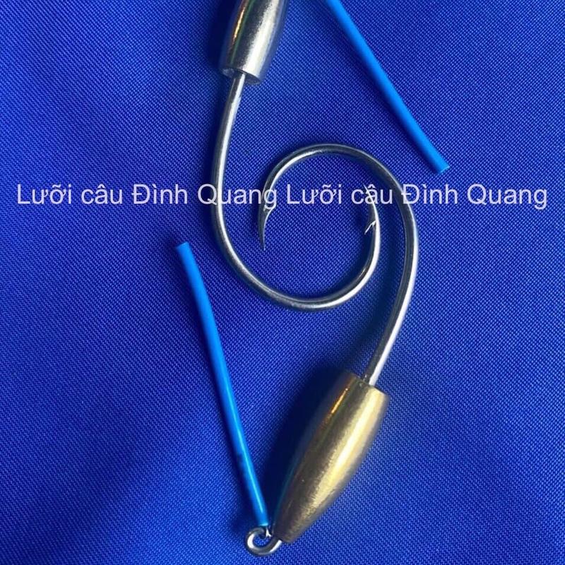 LƯỠI CÂU CÁ LÓC CHỐNG XOAY MỒI NHÁI THẬT Đi Câu Fishing Bắt Cá