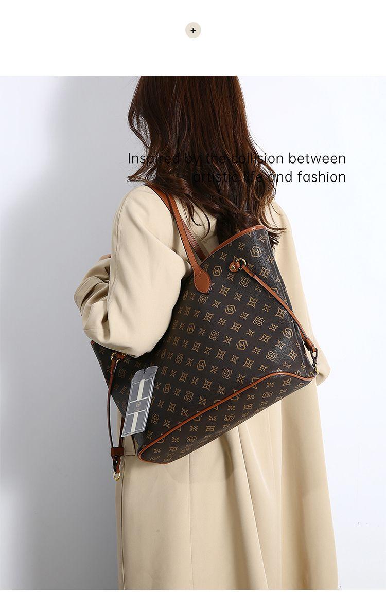 Product Introduction of Túi Tote Cầm Tay Hong Kong, Giá Cả Phải Chăng, Sang Trọng, Cao Cấp, Phong Cách Cổ Điển Da Thật, Thời Trang, Dễ Phối Đồ Thích Hợp Đi Lại, Dung Lượng Lớn, Không Thấm Nước, Túi Đeo Vai Nữ 12