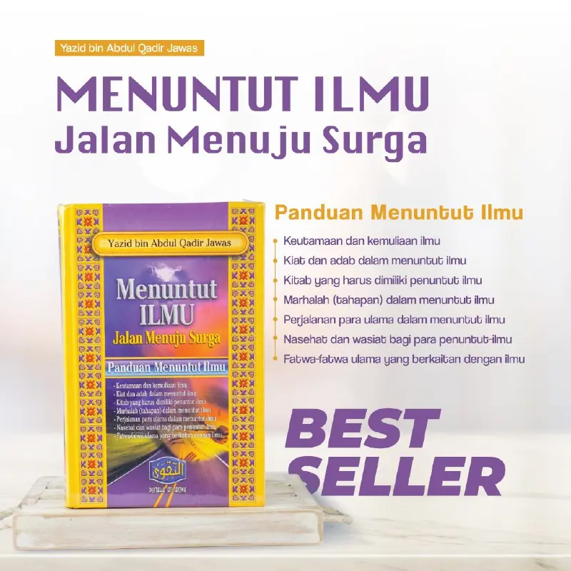 Buku Menuntut Ilmu Jalan Menuju Surga Karya Ust Yazid bin Abdul Qadir Jawas