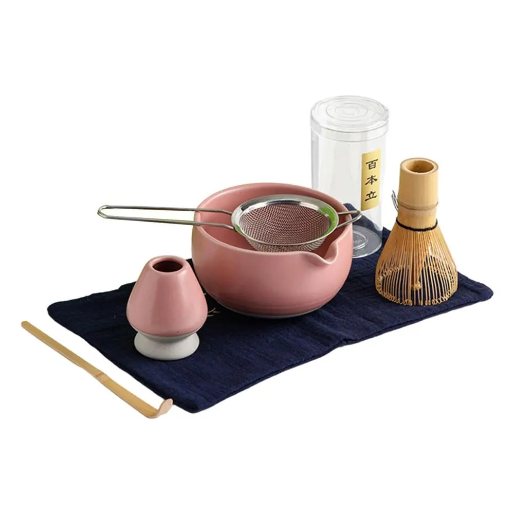 6Pcs Japanese Matcha Tea Set Matcha Ceramic Bowl for Tea House Home Kitchen