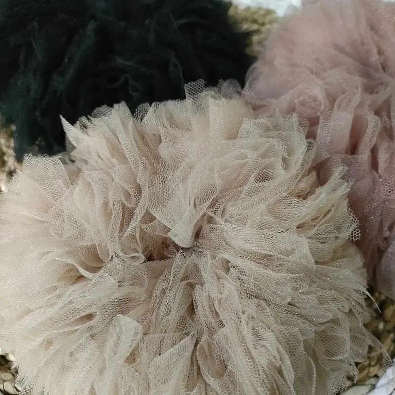 sepecial Special MEDIUM IKAT RAMBUT/SCRUNCHIE/CEPOL bahan berkualitas soft tule Premium Gread A 2