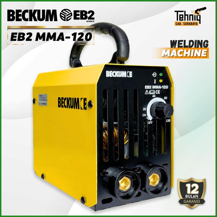 Gambar Beckum EB2 MMA 120 Mesin Travo Las Mini Listrik / Beckum EB2 MMA 120A Inverter Welding Machine Electrick dari Tehniq Online Store Kota Administrasi Jakarta Barat Tokopedia