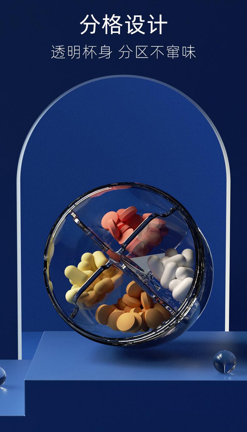 Product Introduction of Portable Pill Box Seven Days a Week Carry Dispenser Three Meals a Day Medicine Drug Storage Separately Packed Case Sealed Waterproof 8
