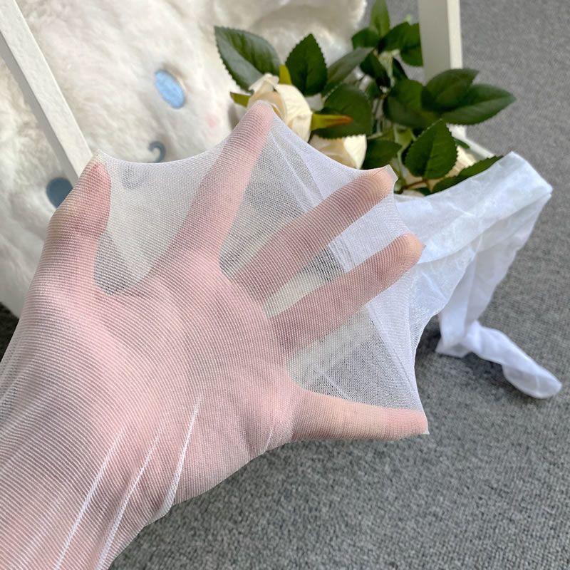 Tất Lưới Cá, Tất JK, Tất Lưới Màu Đen, Tất Lưới Cá Gợi Cảm, Dành Cho Nữ, Lụa Trắng Mỏng, Màu Đen, Thích Hợp Cho Mùa Hè, Siêu Mỏng, Chống Vón Cục, Phong Cách Người Nổi Tiếng Trên Internet, Lụa Siêu Mỏng, Năm 2025 4