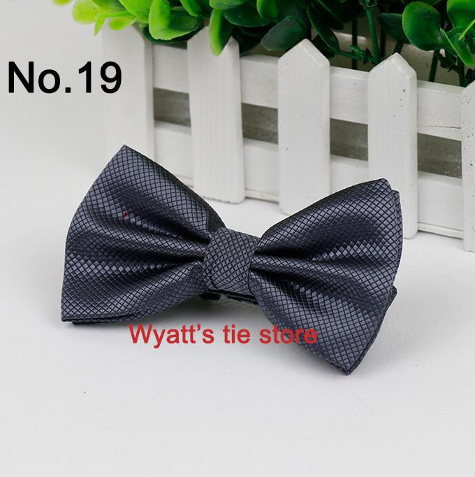 Product Introduction of $ Bow Tie Men's Polyester Jacquard Bow Tie Hidden Check Fine Texture Bow Tie Korean Style British Wedding Bow Tie 19