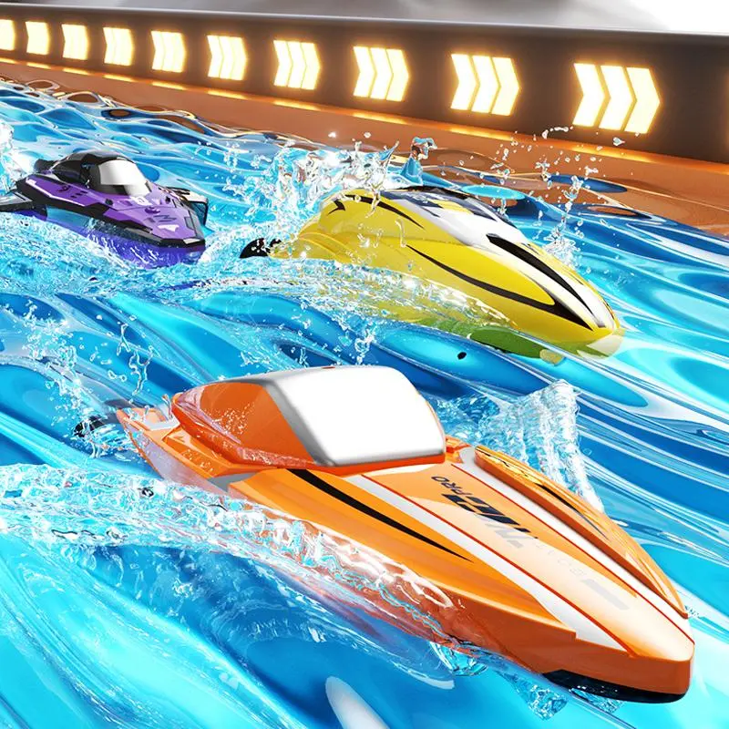 2.4G Mini Remote Control Boat, Waterproof Remote Control Boat, Electric Toy, Outdoor Toy, Birthday Gift for Girls & Boys
