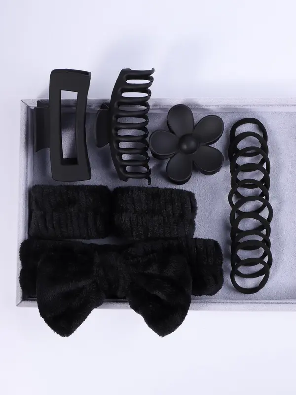 Hair Accessories Set, Hair Tie & Hair Claw & Hair Clip & Hair Band & Hair Claw Clip, Casual Versatile Hair Accessories for Women 2
