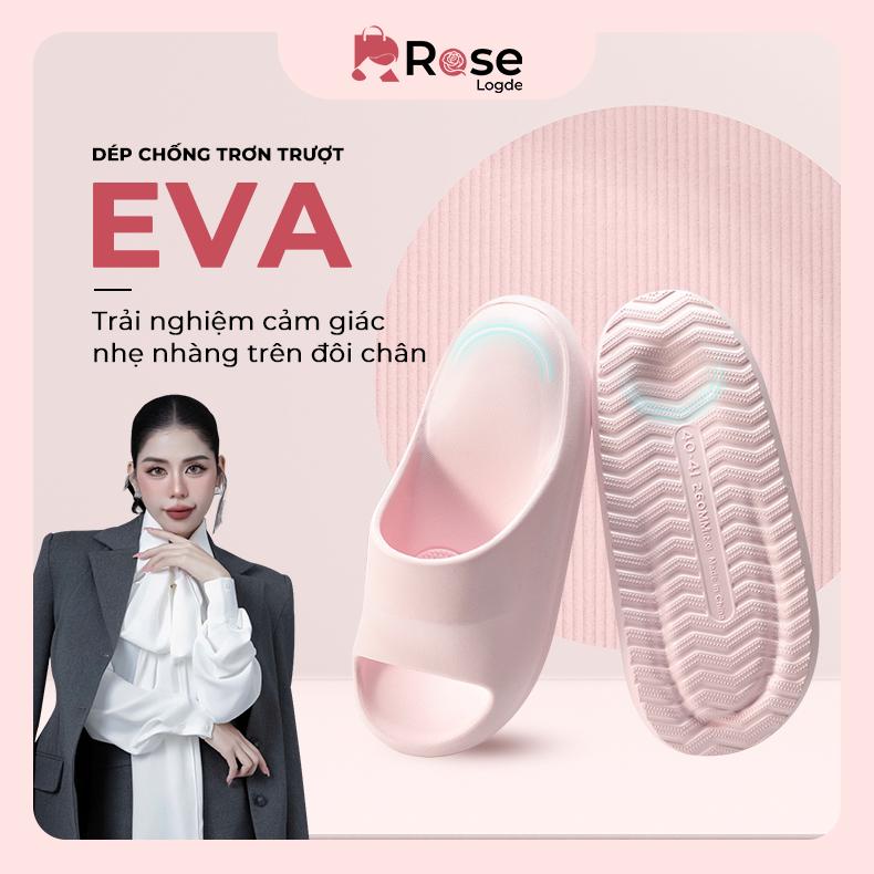 Dép Eva Chống Trượt Cho Nam/Nữ Mùa Hè 2024 Dép Siêu Nhẹ Siêu Êm Đi Được Trong Cả Nhà Tắm Và Ngoài Trời