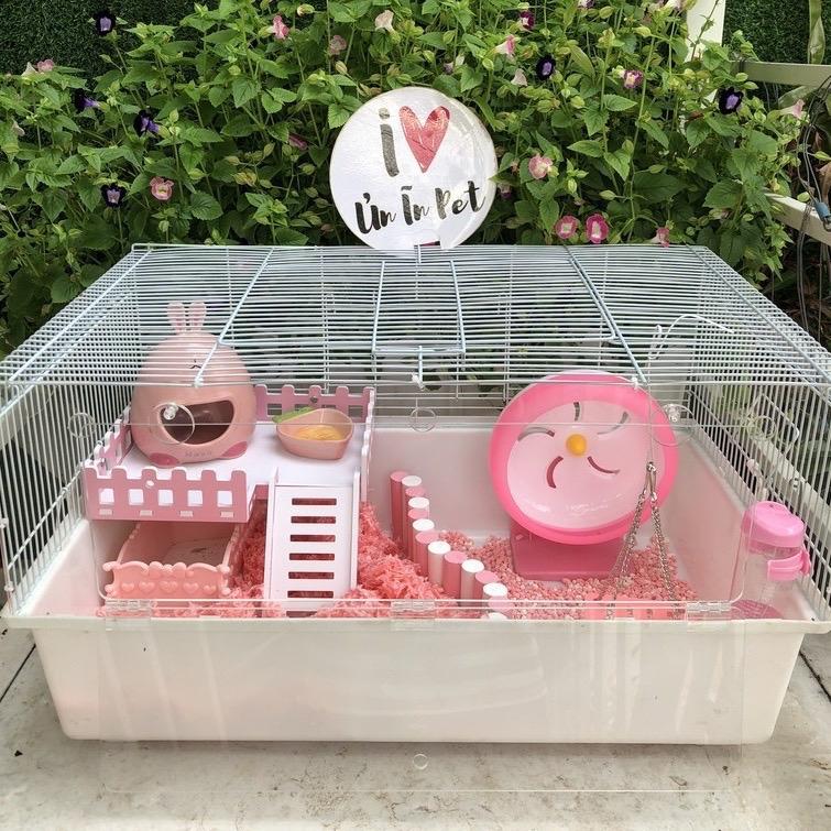 Đế Wheel Nhựa, đế bình nước cho hamster, sóc, bọ, nhím, thú nhỏ 2
